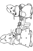 Max en Ruby kleurplaat 3